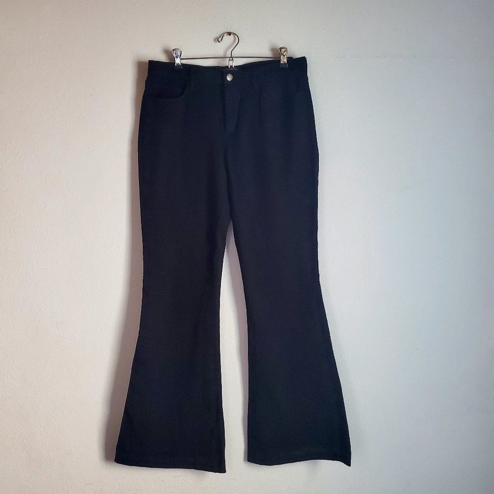 Banana Republic Sloan Black Flare Pants